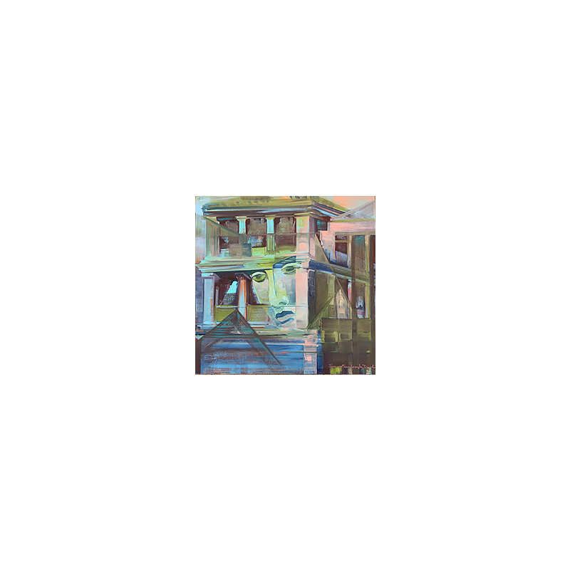 Tuval üzerine yağlı boya - 50x50 cm